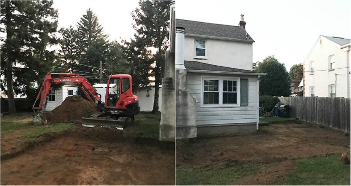 Using Excavator to remove dirt